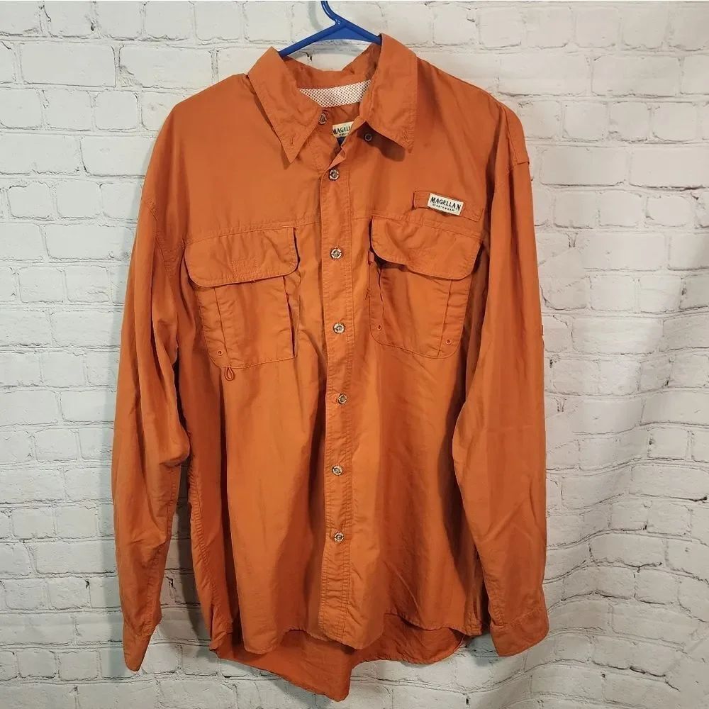 Men's Magellan Sportswear longsleeve button-down shirt, size Large